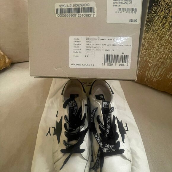 Golden Goose Black Star Size 6/36 - Picture 5 of 10